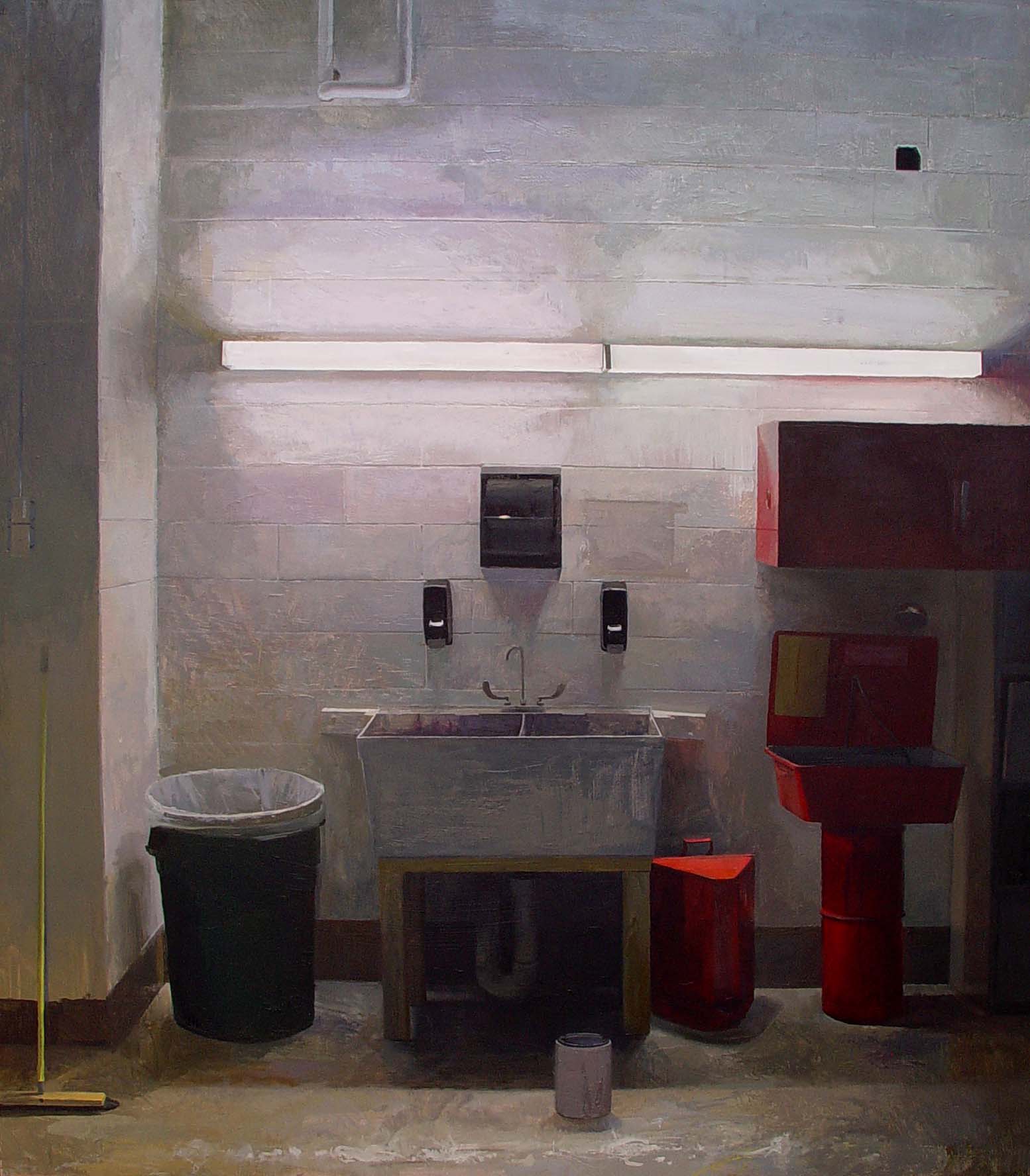 Red Light, Green Light / oil on panel / 36" x 40" / 2002-03 / Private Collection