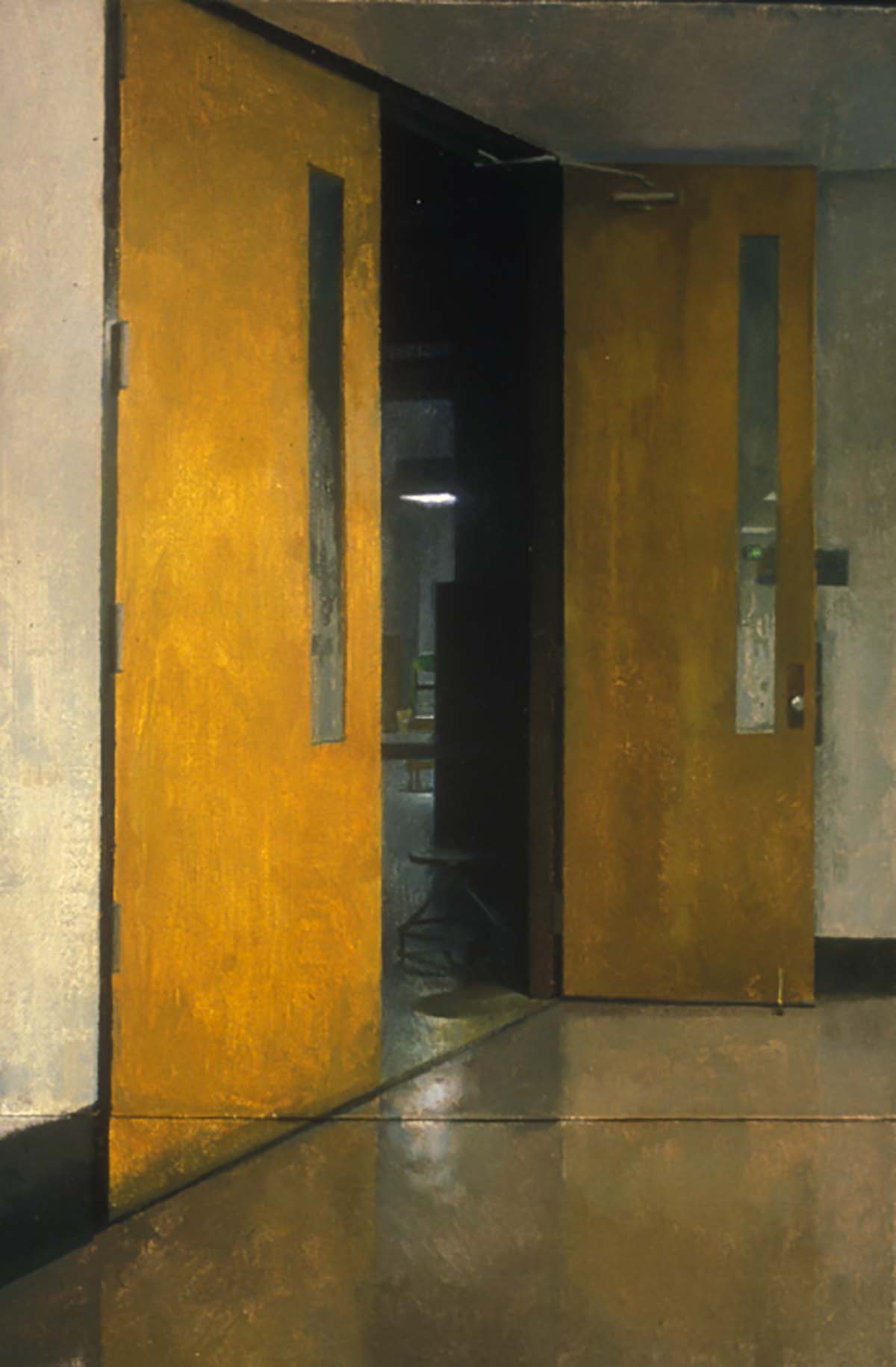 Under the Spotlight / oil on panel / 9 ¼" x 13 ¾" / 2002-03 / Private Collection