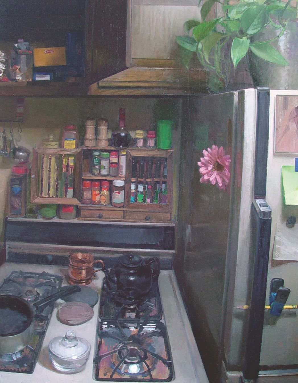 Watched Pot / oil on panel / 32 ¼" x 24" / 2006