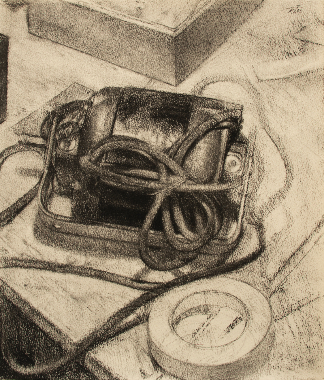 Motor / charcoal on paper / 12" x 9" / 2019 / Private Collection